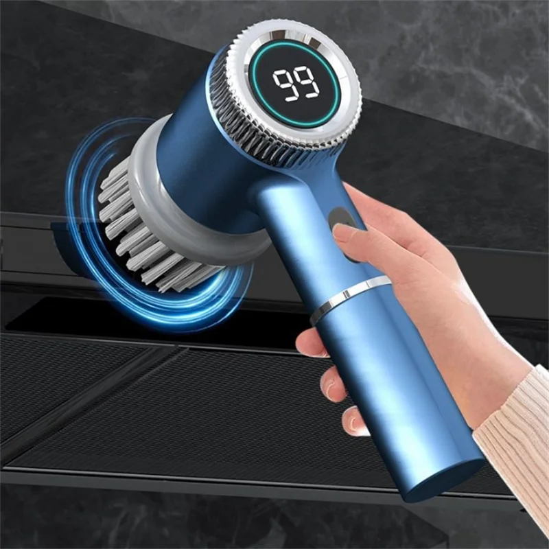 High-Torque Cordless Power Scrubber